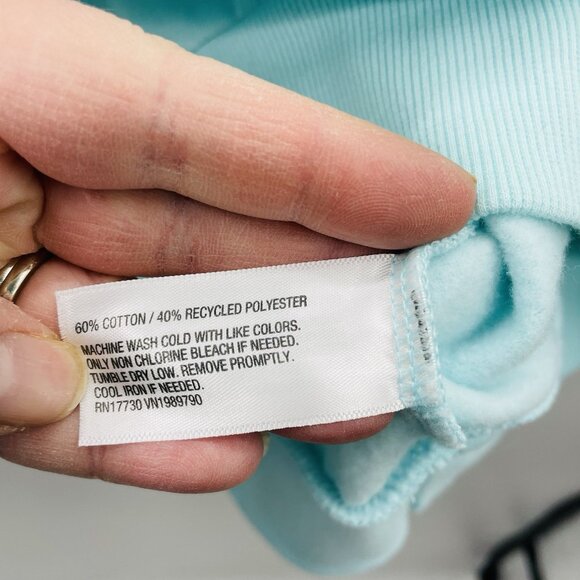 Colsie Womens Plus Size 2X Long Sleeve Crewneck Fleece Lounge Sweatshirt 2215 - Picture 8 of 8